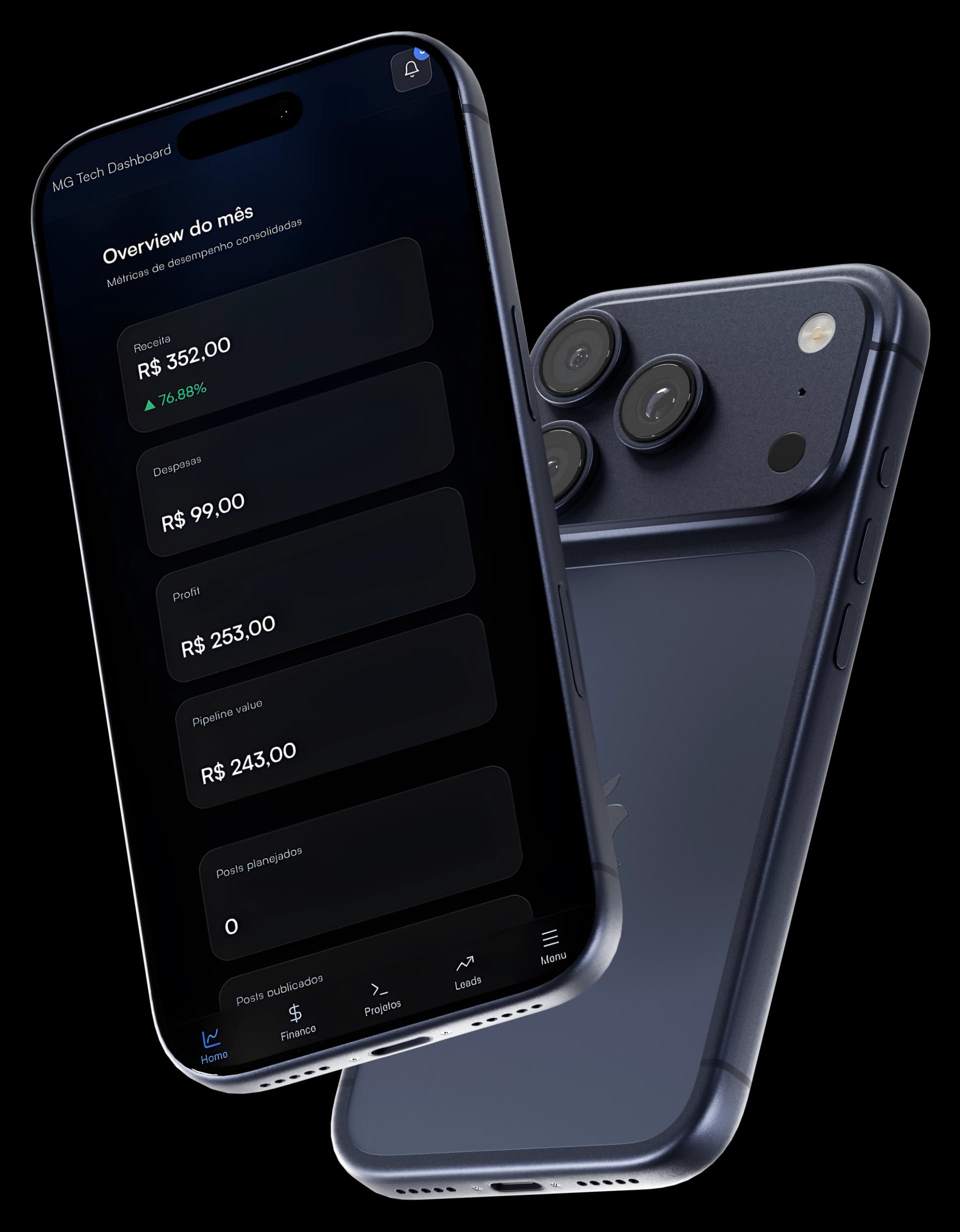CRM MG Tech — iPhone 17 Pro Max