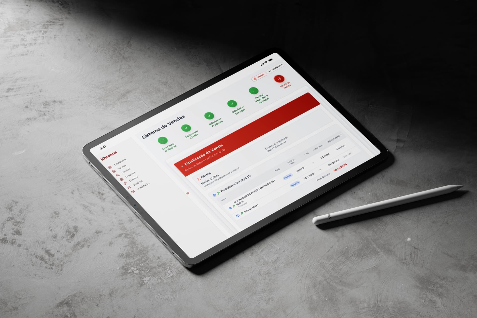 Kronos SFA — visão geral